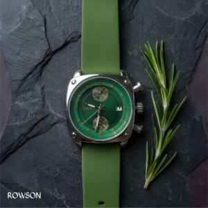 Tictoc Imperial White Watch (Green Belt)